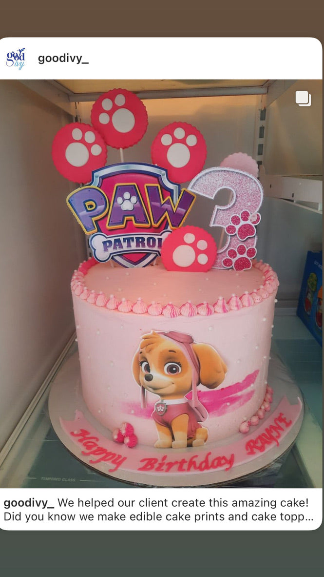 Edible Cake Toppers